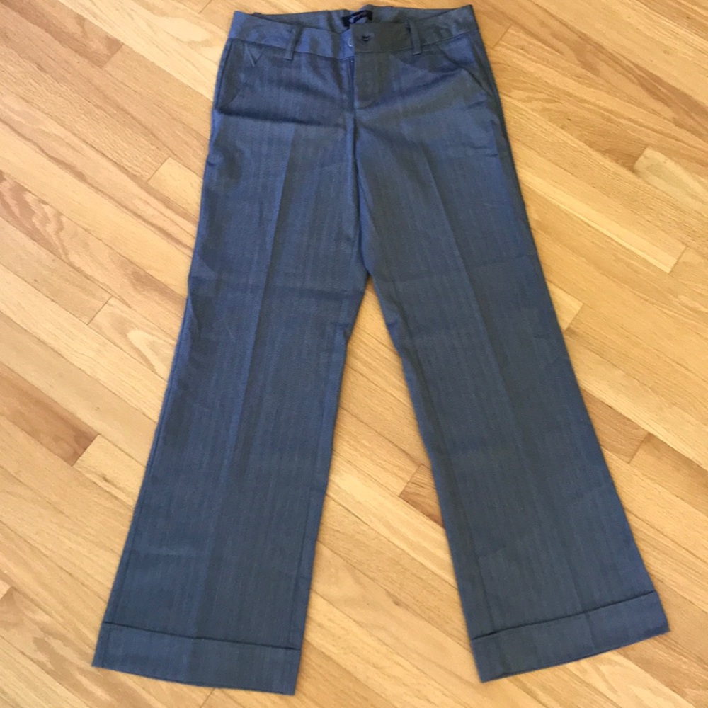 NWOT Grey Wide Leg Trousers